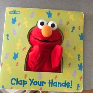 Sesame Street Elmo clap your hand puppet board book